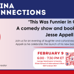 China Connections – “This Was Funnier in China”: A comedy show and book launch with Jesse Appell