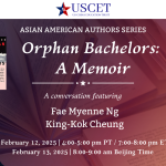 Event Recap: Asian American Authors Series – “Orphan Bachelors: A Memoir”