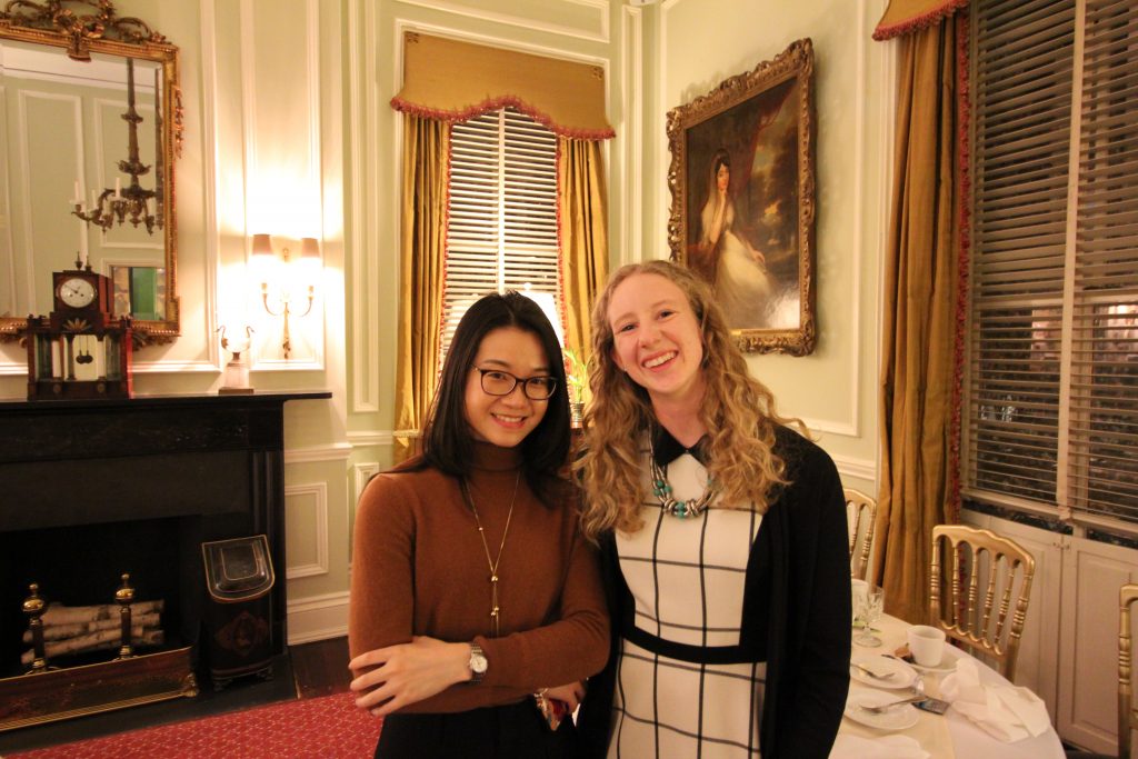 Former USCET interns at the DACOR Bacon House