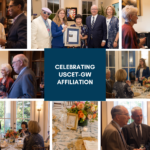 Celebrating the USCET-GW Affiliation: President LeBlanc Hosts First In-Person Dinner since Pandemic