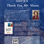 WEBINAR: A Conversation with Gish Jen on “Thank You, Mr Nixon”
